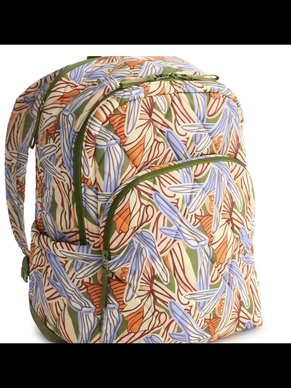 Vera Bradley Ultralight Essential Large Backpack Dragonfly By Retail $195 New